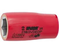 Головка торцевая шестигранная изолированная VDE (13 мм; 3/8"; 1000V) Unior 3838909191645