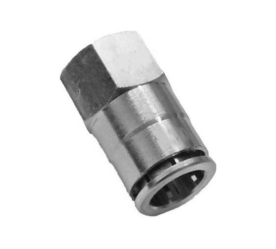 Фитинг металлический прямой для трубки ПВХ MPCF (10 шт; 6 мм; M12х1.25) ДАЛИ-авто DA-01973