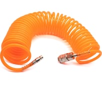 Шланг спиральный ПЭ-15 длина 15 м, размер 5x8 мм, 10 бар ВАРЯГ 007164