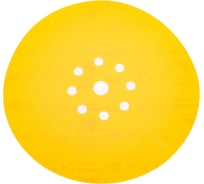 Шлифовальный круг на липучке Giraffe GOLD 225 мм, 9 отверстий, Р280 ABRAFORM AF-GG-280