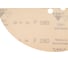 Шлифовальный круг на липучке Giraffe GOLD 225 мм, 9 отверстий, Р280 ABRAFORM AF-GG-280 3