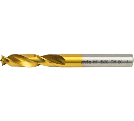 Сверло для высверливания точечной сварки HSCO TiN D8 мм MTE 27100088 1