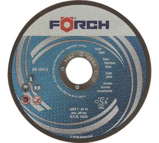 Круг отрезной PROFESSIONAL Metall 75х1.0х6.0 мм FOERCH 5809 75 10
