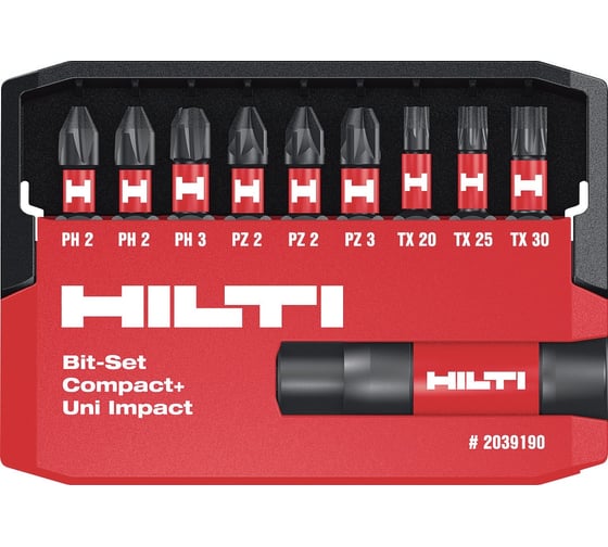 Набор насадок S-BSC UNI (10 предметов; 25 мм) Hilti 2039190 1