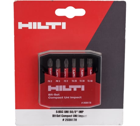 Набор насадок S-BSC UNI (6 шт; 50 мм) Hilti 2039178