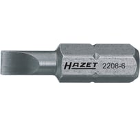 Насадка бита для винтов со шлицем 1/4" HAZET 2208-6