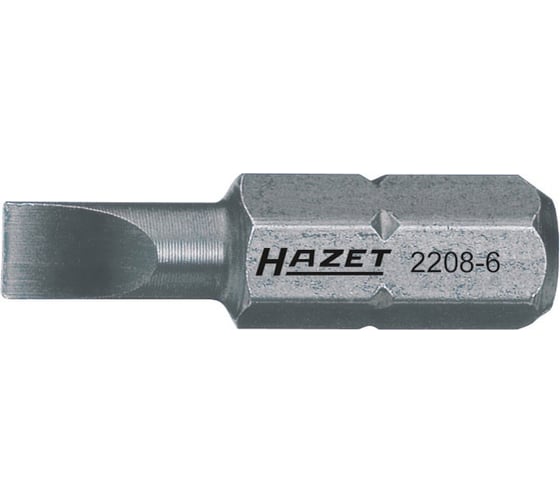 Насадка бита для винтов со шлицем 1/4" HAZET 2208-6 1