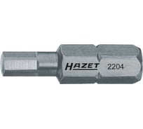 Насадка бита H6 для винтов с внутренним шестигранником 1/4" HAZET 2204-6