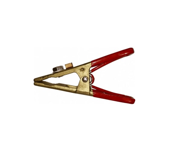 Клемма заземления с красными ручками КРС-09 (200А; латунь) ATLASWELD ATLКРС09 200 1