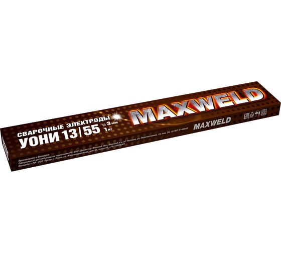 Электроды УОНИ 13/55 (3 мм; 1 кг) MAXWELD UONI31 1