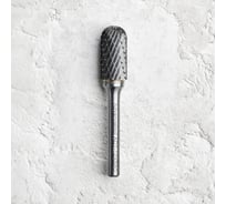 Бор-фреза твердосплавная форма C (цилиндр со сферическим торцом) d6x16хL56 мм, хв-к 6 мм Advancetool ADT-6XB6C