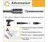 Бор-фреза твердосплавная форма A (цилиндр) d16x25хL65 мм, хв-к 6 мм Advancetool ADT-16XB6A 9
