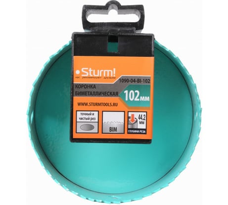 Коронка BI-METAL 102 мм Sturm 1090-04-BI-102