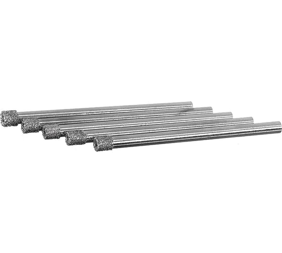 Коронка алмазная по стеклу и керамике 4 мм, 10 шт Diamond Industrial DIDCBC004