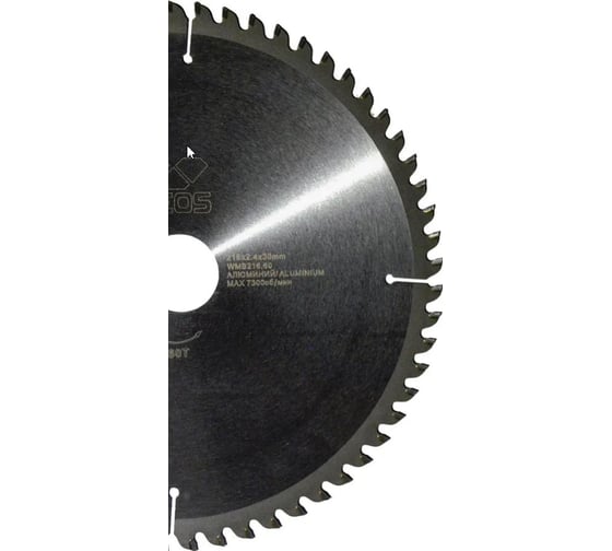 Диск пильный по цветным металлам и ламинату (216x30 мм; Z60) KEOS WMB216.60