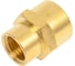 Соединитель резьбовой внутр. резьба 3/8"x1/4" Partner PA-FF06/04(9263) 2