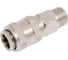 Быстроразъем пневматический с клапаном с наружной резьбой 3/8" Partner PA-SE1-3SM(9212) 1