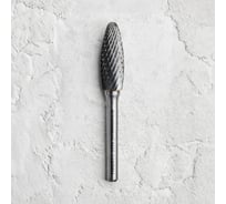 Бор-фреза твердосплавная форма H (пламя) 12x32х72 мм, хв-к 6 мм Advancetool ADT-12XB6H