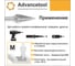 Бор-фреза твердосплавная форма M (конус) 12x25х65 мм, хв-к 6 мм Advancetool ADT-12XB6M 5