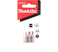 Насадка SL0.5x4 мм, 25 мм, C-form, 3 шт Makita B-23519