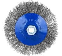 Щетка металлическая для УШМ 125 мм, М14 (тарелка) РОКОТ 679-023