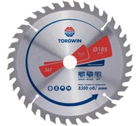 Диск пильный по дереву 185 T36 20/16мм TORGWIN S73800