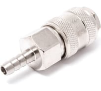 Быстроразъем пневматический с клапаном елочка 8 мм Partner PA-SE1-3SH(9215)