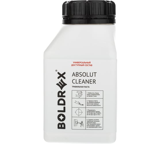 Травильная паста для нержавеющей стали absolut cleaner 1 кг Boldrex 1111-100 1111-100СН