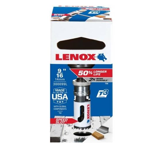 Коронка биметаллическая Т3 9L 1/BX (14 мм; 9/16) Lenox 300099L