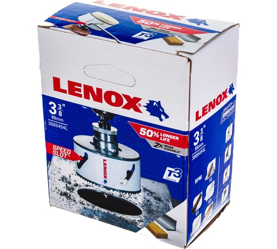 Коронка биметаллическая Т3 54L 1/BX (86 мм; 3 3/8") Lenox 3005454L