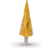 Сверло ступенчатое 4-32 мм, 15 ступеней, HSS-TiN RUNTEC RT-DS4-32-15