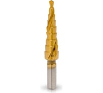 Сверло ступенчатое 4-12 мм, 9 ступеней, HSS-TiN RUNTEC RT-DS4-12-9