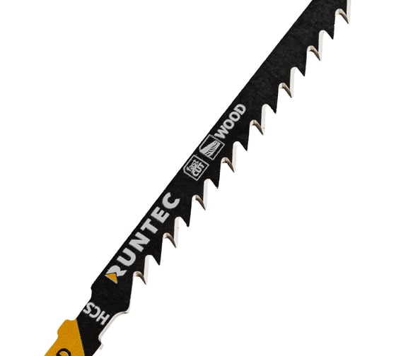 Пилки для лобзика по дереву T 144 D, HCS, 5 шт RUNTEC RT-T144D