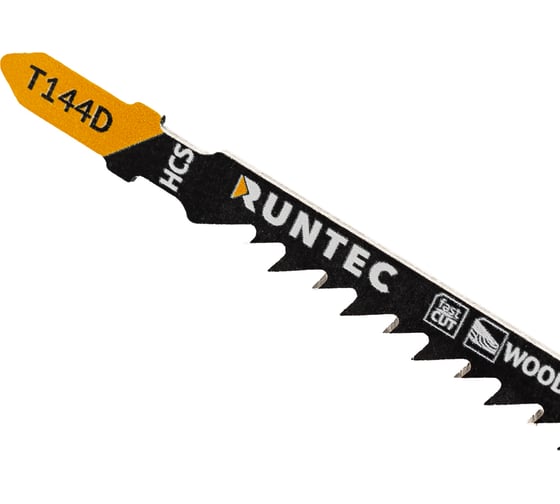 Пилки для лобзика по дереву T 144 D, HCS, 5 шт RUNTEC RT-T144D