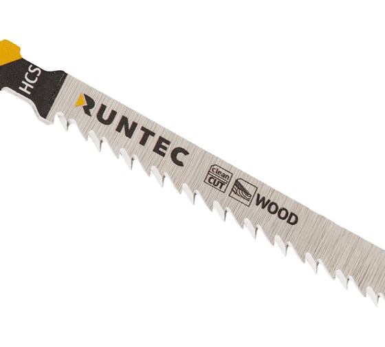 Пилки для лобзика по дереву T 101 BR, HCS, 5 шт RUNTEC RT-T101BR