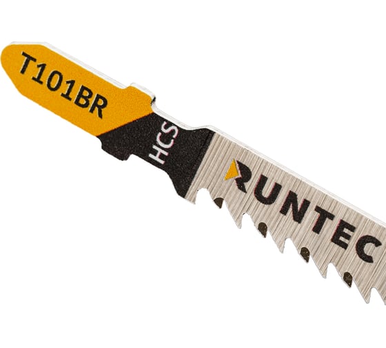 Пилки для лобзика по дереву T 101 BR, HCS, 5 шт RUNTEC RT-T101BR