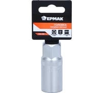 Головка торцевая свечная 21 мм, 1/2"DR, хром-ванадий ЕРМАК 736-236