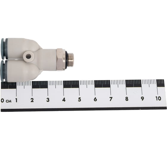 Тройник Y-образный с резьбой R7562 8 мм-1/8" Camozzi SRF50-7562-0856R