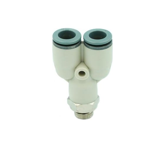 Тройник Y-образный с резьбой R7562 6 мм-1/8" Camozzi SRF50-7562-0656R