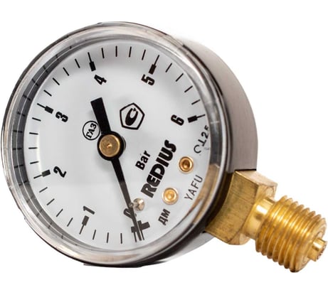 Манометр 6 Bar Redius 102111