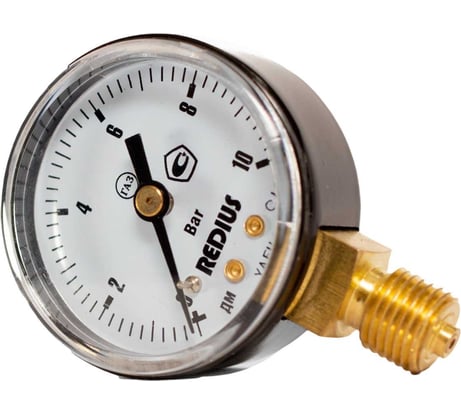 Манометр 10 Bar Redius 102115