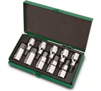 Набор бит шестигранных HEX, под головку 1/2, 10 предметов: 4-19 мм TOPTUL GAAD1007