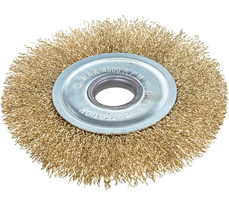 Щетка плоская (125 мм; посадка 22.2 мм; латунированная проволока) для УШМ ARNEZI R8042125