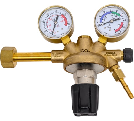 Редуктор углекислотный с дополнительным вентилем (0-21 л/м) GAZ YILDIZ 5250-RU
