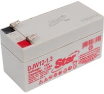Аккумулятор для ИБП DJW12-1.3 12 В, 1.3 А*ч Star УТ-00002535