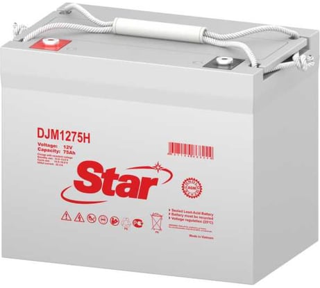Аккумулятор для ИБП DJM1275H 12 В, 75 А*ч Star УТ-00002534