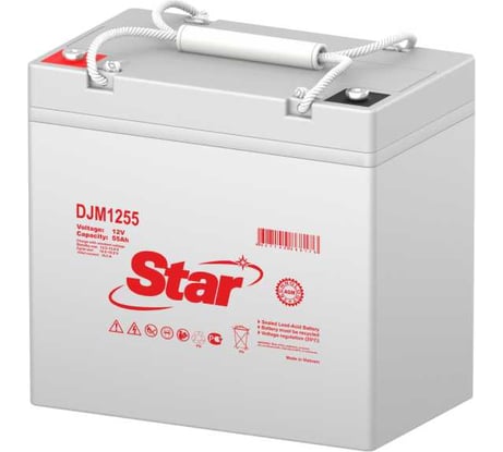 Аккумулятор для ИБП DJM1255 12 В, 55 А*ч Star УТ-00002530