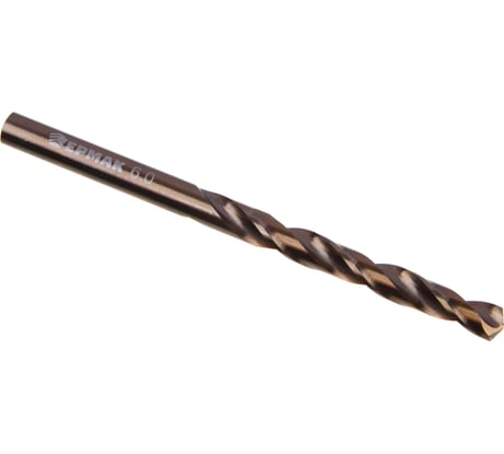 Сверло по металлу Кобальт 6.0x93 мм, сталь Р6М5К5, класс А ЕРМАК 604-037