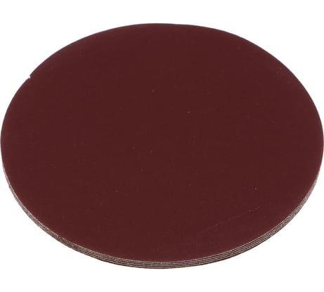 Круг шлифовальный из абразивной бумаги на велкро основе 125 мм, без отверстий, P320, 125 мм, 5 шт ЕРМАК 608-014