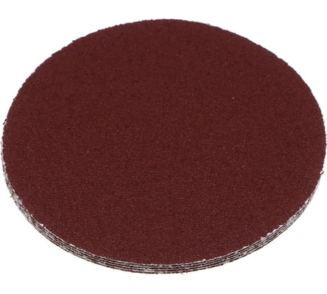 Круг шлифовальный из абразивной бумаги на велкро основе 125 мм, без отверстий, P60, 125 мм, 5 шт ЕРМАК 608-009